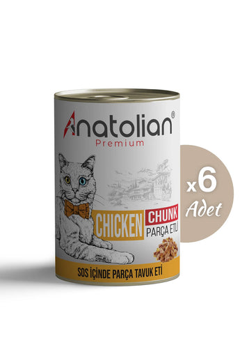 Tavuklu Yetişkin Kedi Konserve 400 gr x 6 adet