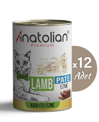 Kuzulu Yetişkin Ezme Kedi konservesi 400 gr x 12 Adet