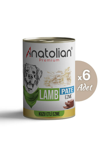 Kuzulu Yetişkin Köpek Ezme Konserve 400 gr x 6 Adet