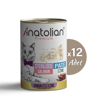 Somonlu Ezme Kısır Kedi Konservesi 400 gr x 12 Adet