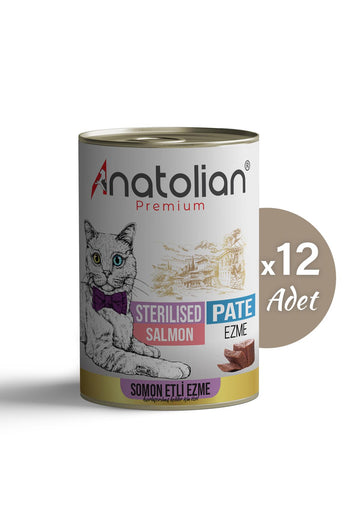 Somonlu Ezme Kısır Kedi Konservesi 400 gr x 12 Adet