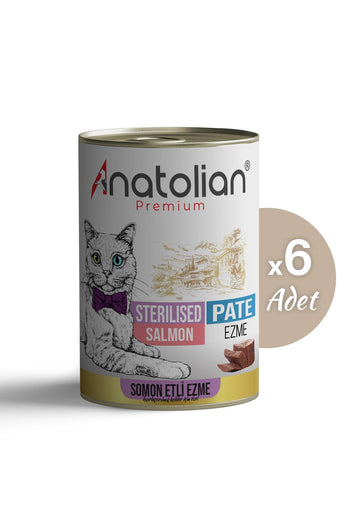 Somonlu Ezme Kısır Kedi Konservesi 400 gr x 6 Adet
