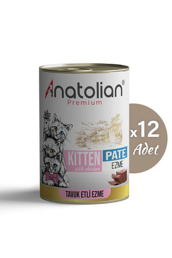 Tavuklu Ezme Yavru Kedi Konservesi 400 gr x 12 adet
