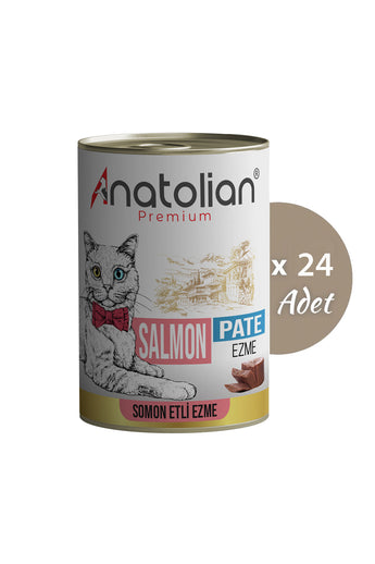 Somonlu Yetişkin Ezme Kedi Konservesi 400 gr x 24 adet