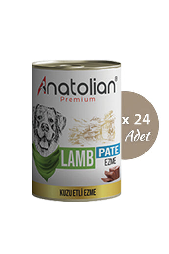 Kuzulu Yetişkin Köpek Ezme Konserve 400 gr x 24 Adet