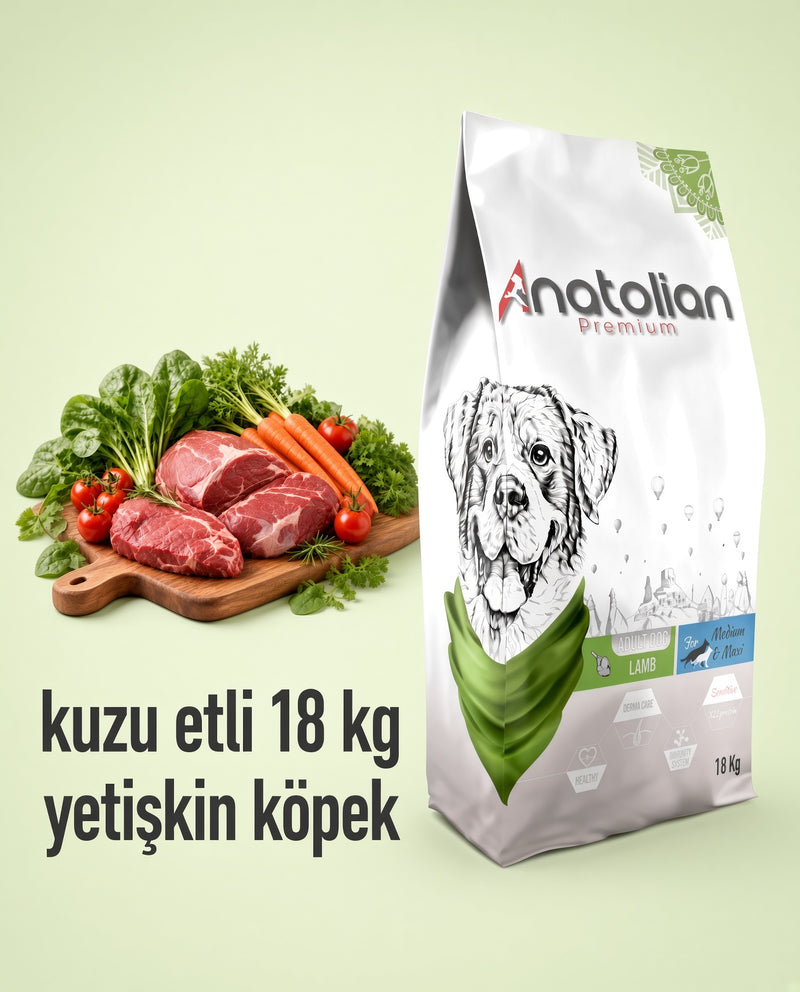 Kuzulu Medium Maxi Yetişkin Köpek Maması 18 kg