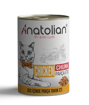 Anatolian Premium tavuklu yetişkin kedi konservesi 400 gr