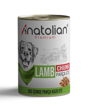 Anatolian Premium kuzulu parça etli yetişkin köpek konservesi 400 gr